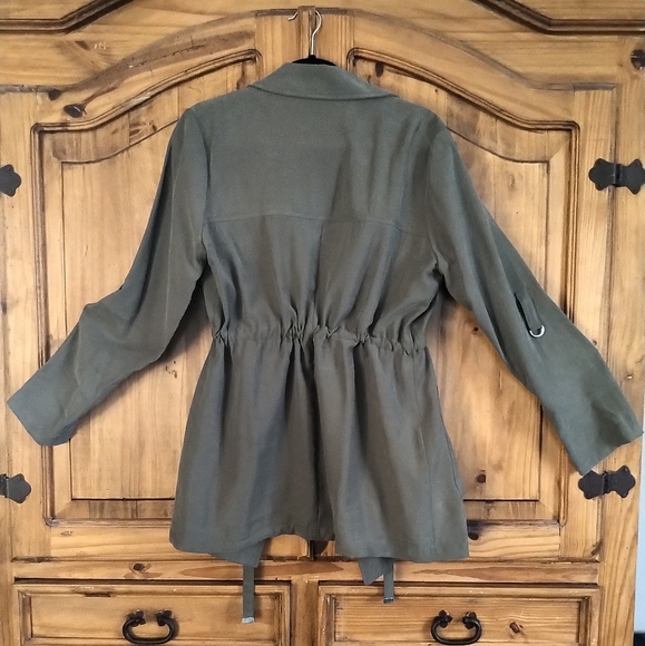 Kismet Army Green Jacket Blazer Size L - Picture 4 of 7